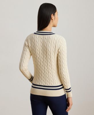 Women's V-Neck Long-Sleeve Sweater