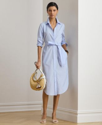 Women's Point Collar Shirt Dress