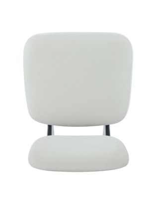 Streamdale Set of 2 Modern Beige Lounge Chair with Polyester Upholstery & Wood Base