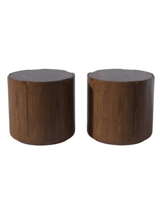 Set of 2 Outdoor Round Side Table