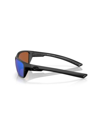 Unisex Rectangle Whitetip Polarized Sunglasses, 6S9056