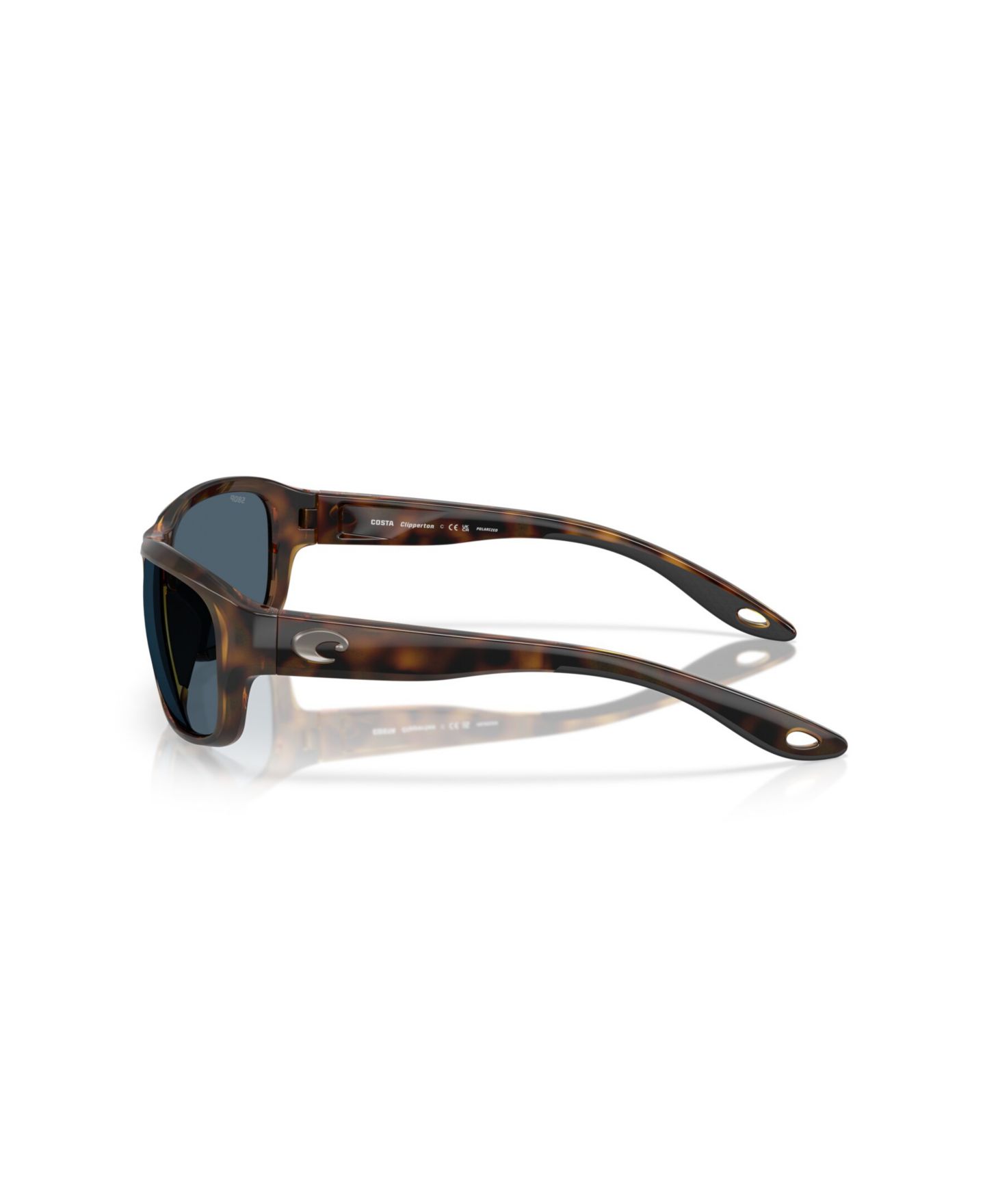 Солнцезащитные очки Costa Del Mar Unisex Rectangle Clipperton Polarized Sunglasses, 6S9119, цвет: Черепаховый — фото 7