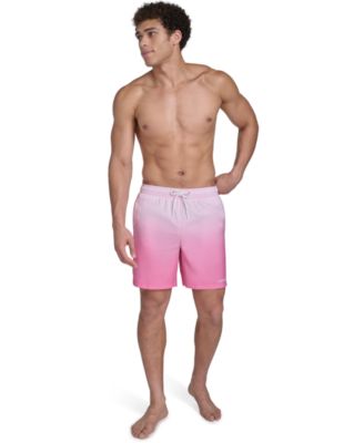 Men's Gradient Striped 7" Volley Swim Trunks