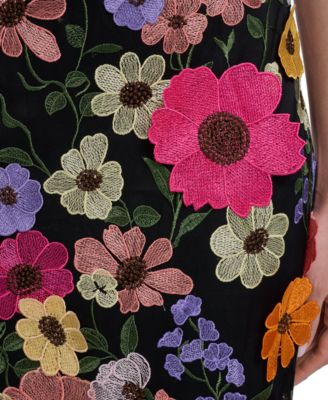 Women's 3D Floral Sheath Dress