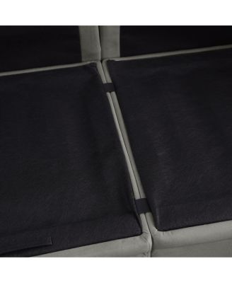 102" linen modular L-shaped cloud sofa with storage