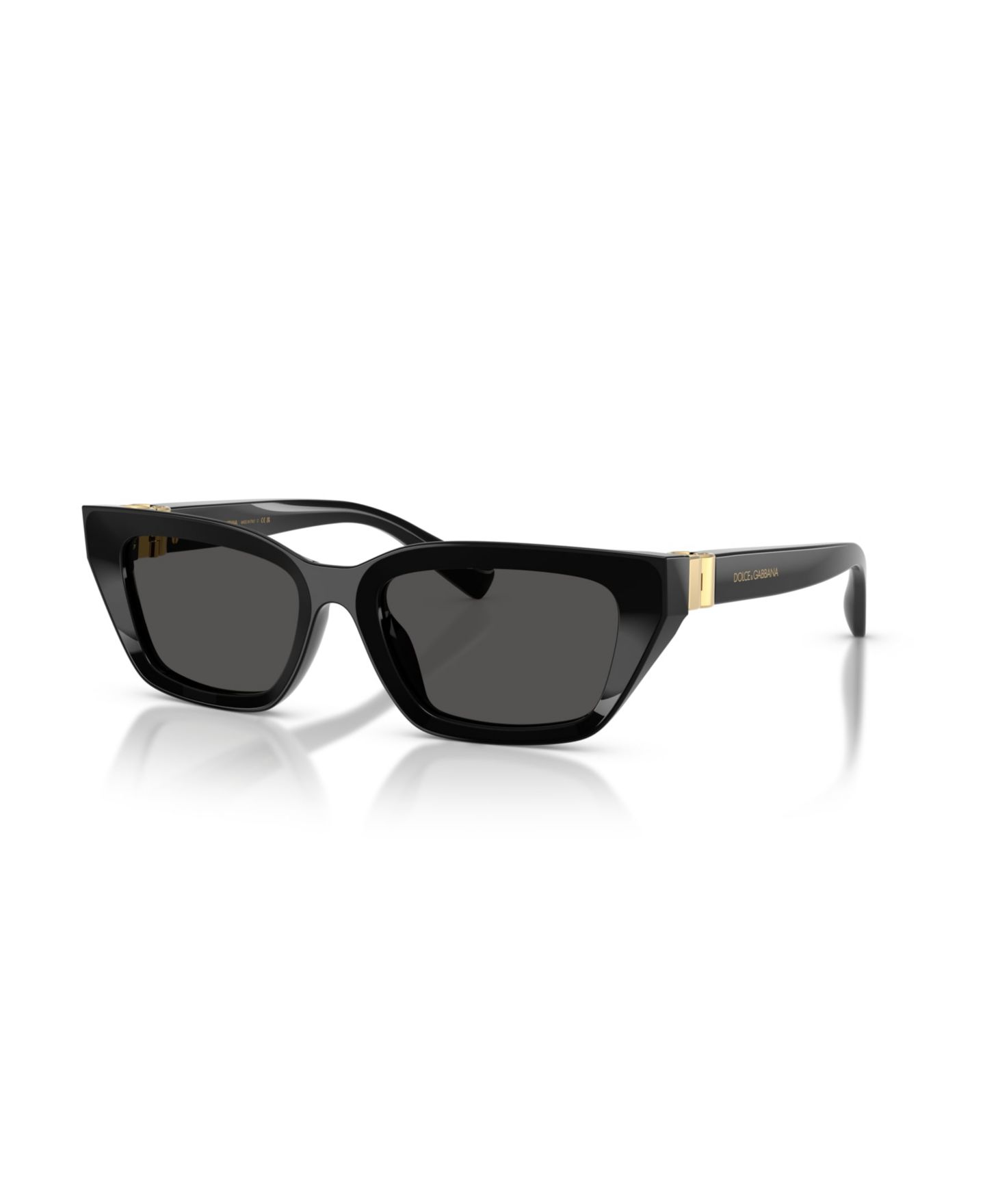 Женские солнцезащитные очки Dolce&Gabbana Cat Eye Sunglasses, DG4532, цвет: Чёрный — фото 1