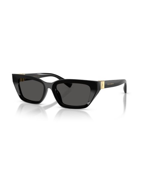 Женские солнцезащитные очки Dolce&Gabbana Cat Eye Sunglasses, DG4532, цвет: Чёрный