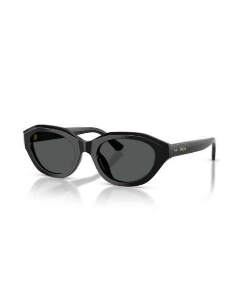 Женские солнцезащитные очки Polo Ralph Lauren Cat Eye Sunglasses, PH4237U, цвет: Блестящий чёрный