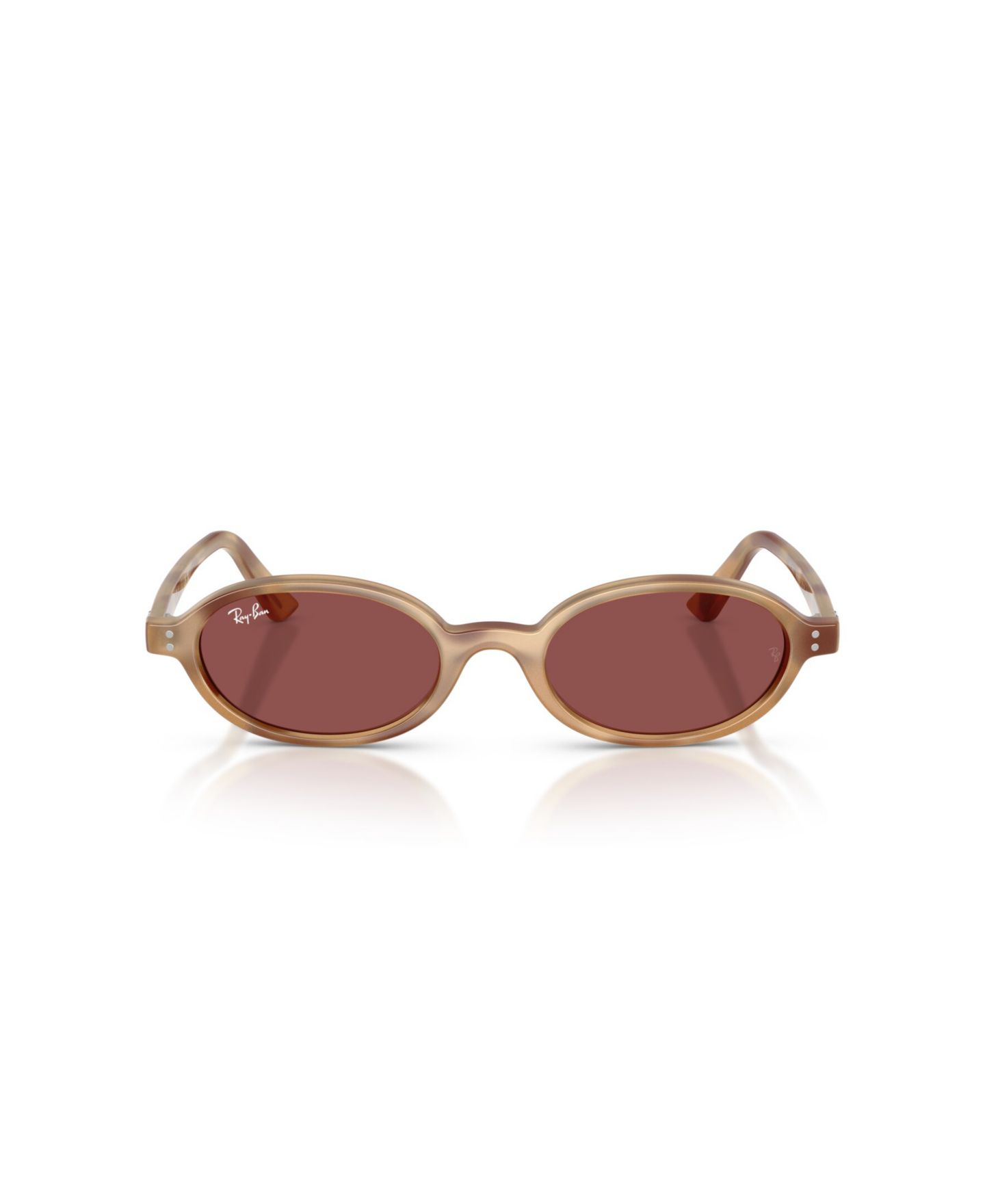 Солнцезащитные очки Ray-Ban Unisex Oval Sunglasses, RB4472, цвет: Кремовый гавана — фото 4