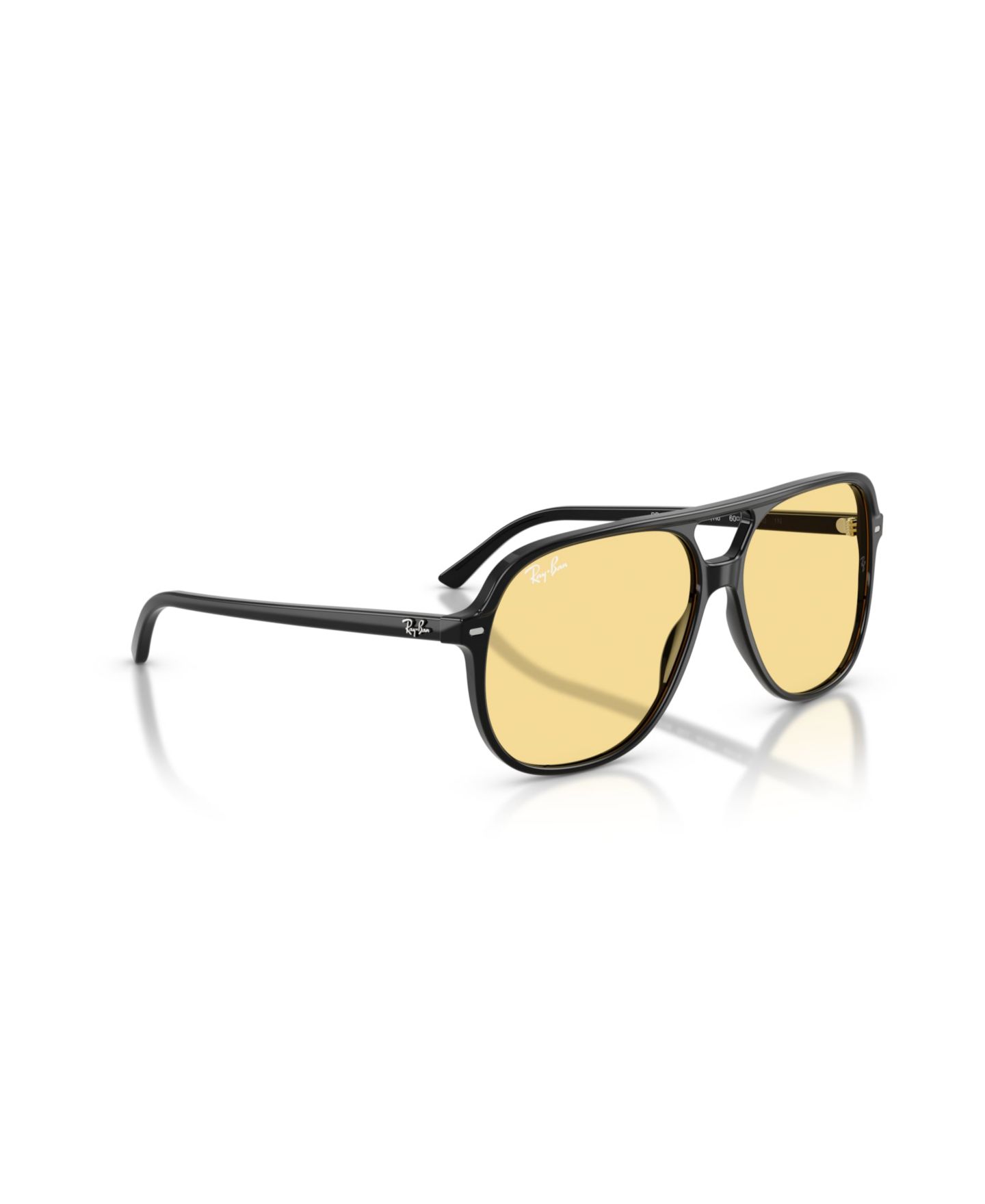 Солнцезащитные очки Ray-Ban Unisex Square Sunglasses, Bill RB2198, цвет: Чёрный — фото 6