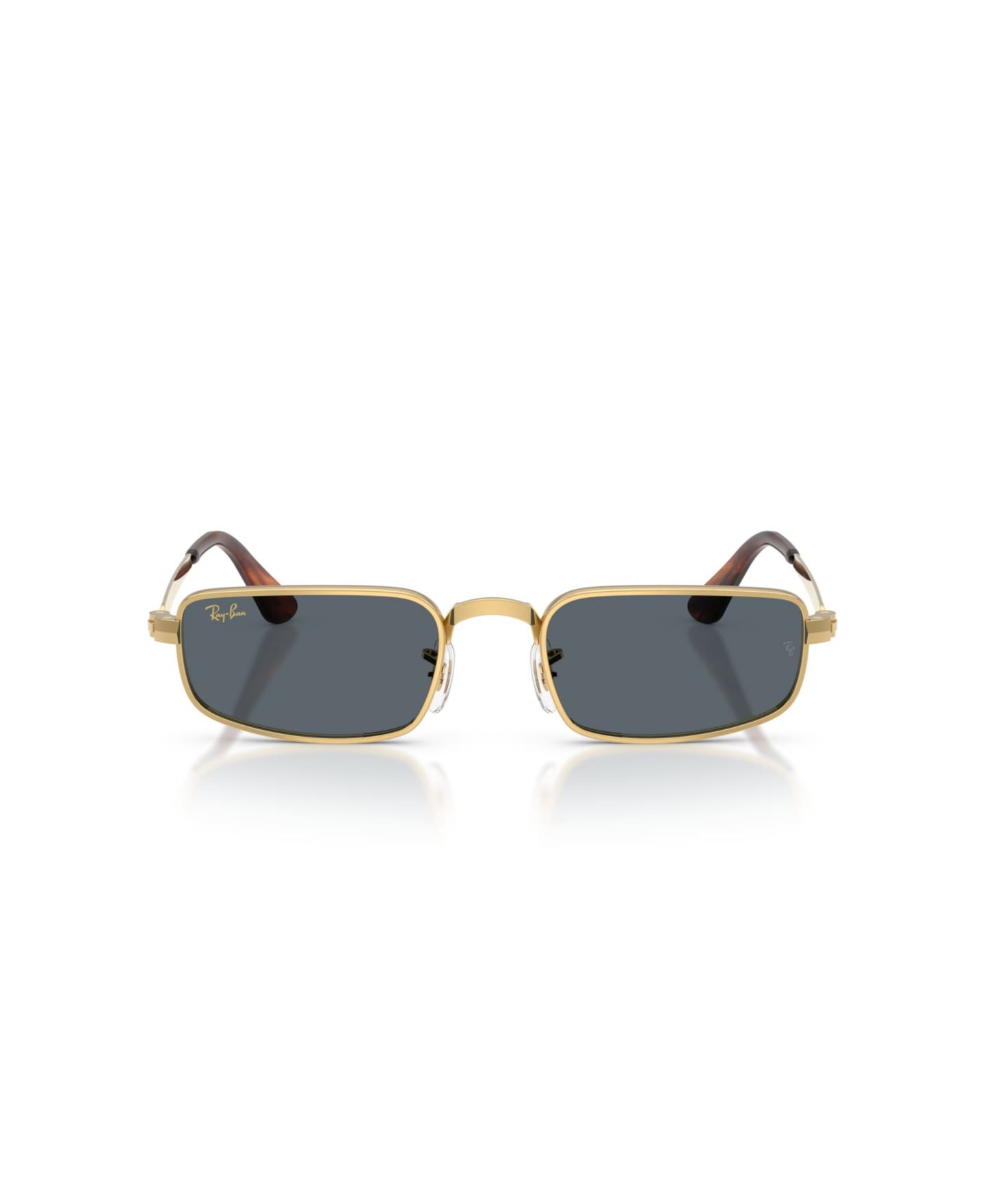 Солнцезащитные очки Ray-Ban Unisex Rectangle Sunglasses, RB3927, цвет: Золотой — фото 2