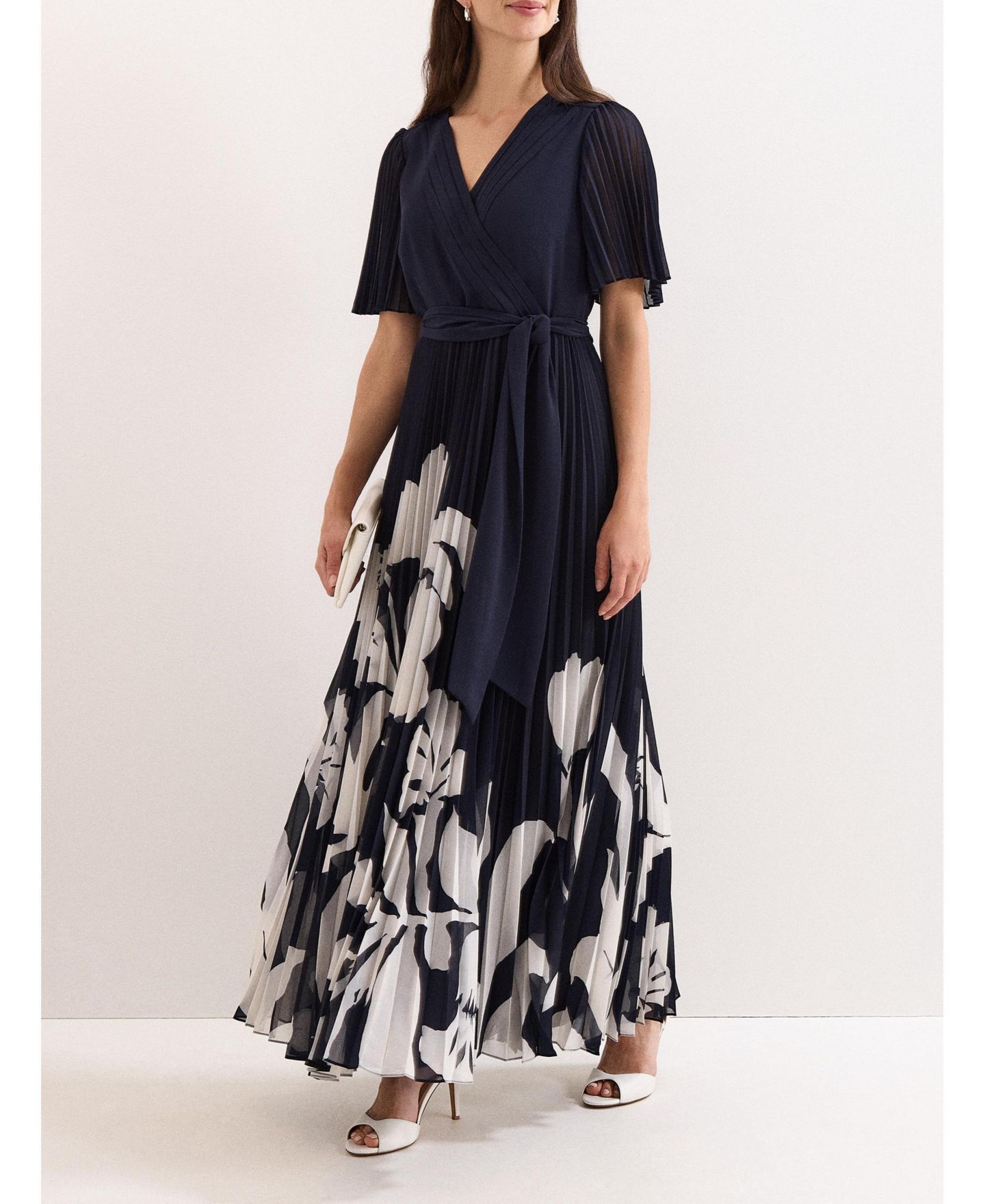 Женское платье Phase Eight Abigail Wrap, цвет: Тёмный синий — фото 6