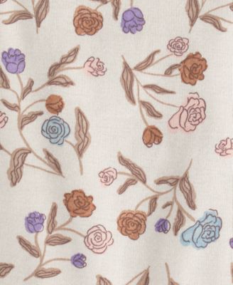 Baby Girls' Floral Sleeveless Romper