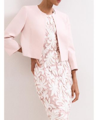 Women's Elizabeth Cropped Round Neck Jacket