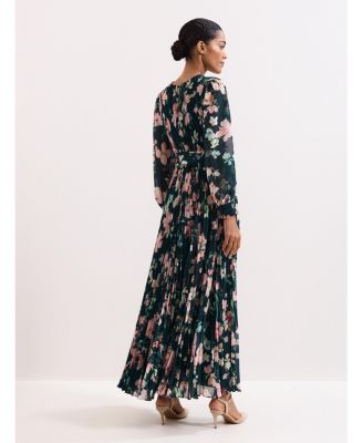Women's Rosa V-Neck Floral Maxi Dress
