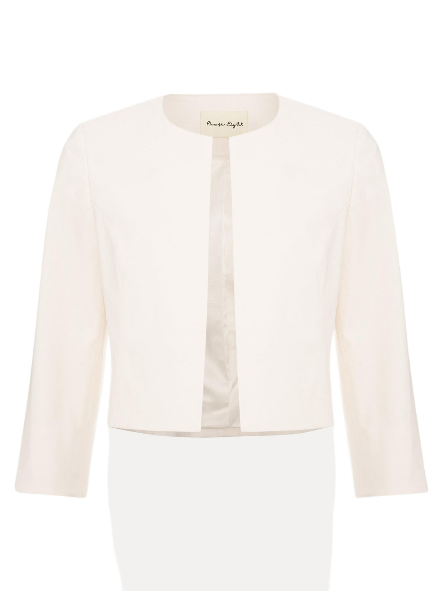 Women's Tailored Cropped Round Neck Jacket