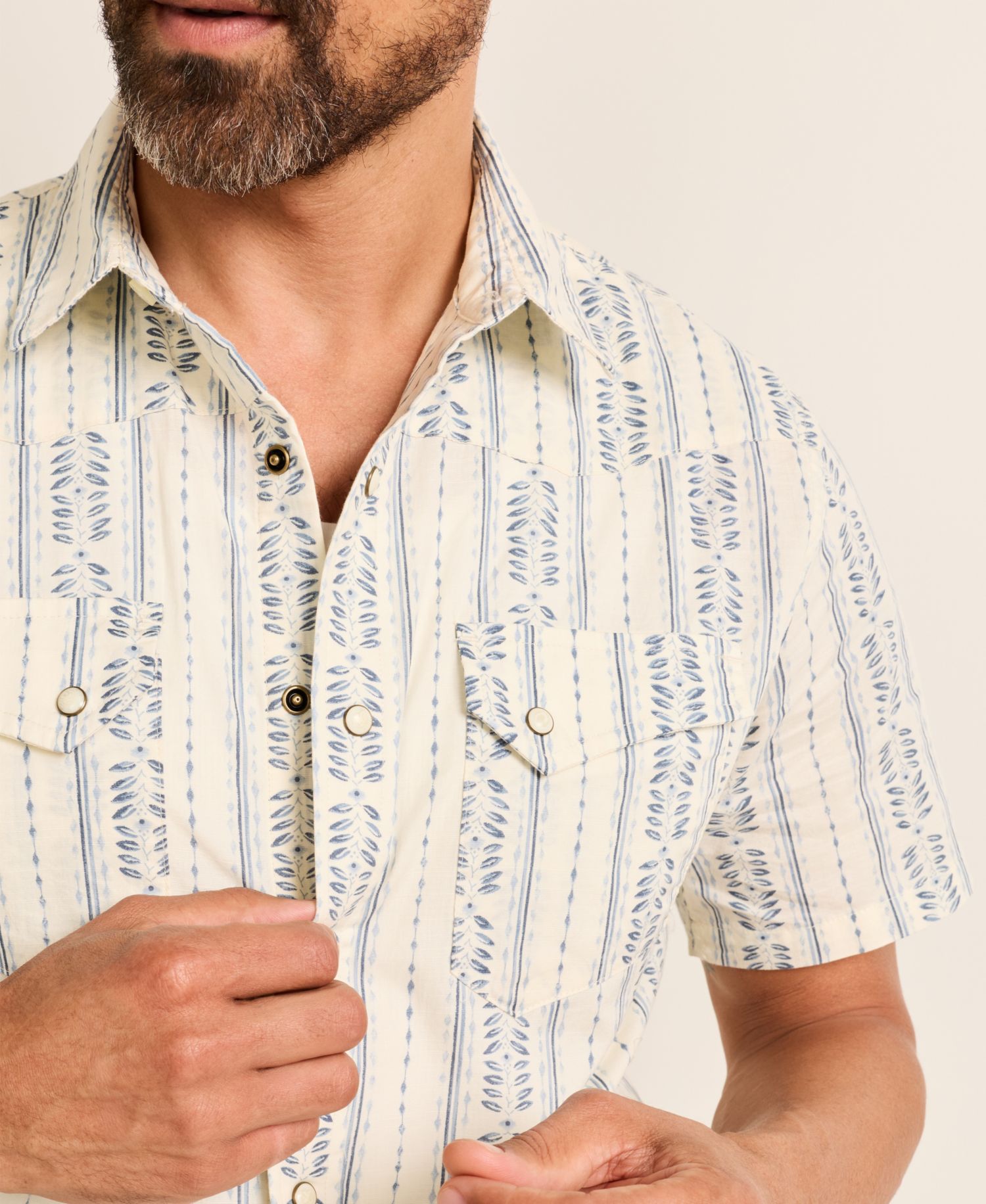 Men's Printed Laramie Short-Sleeve Shirt