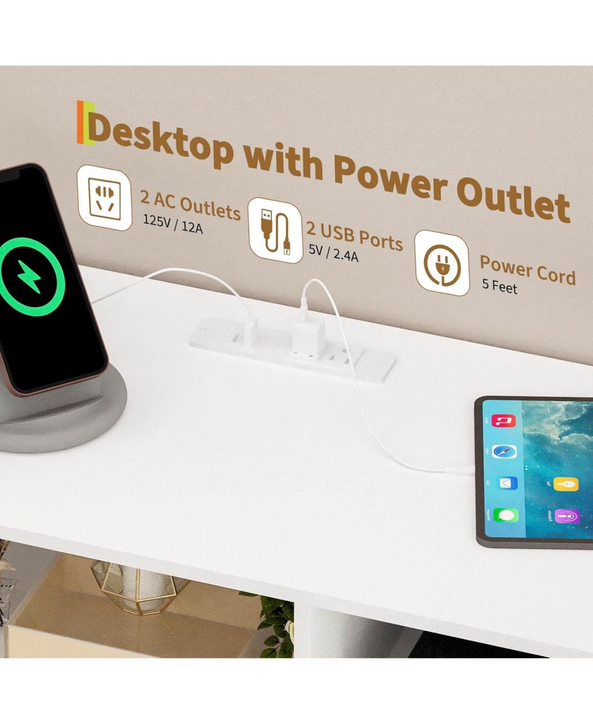 gaomon Dresser for Bedroom with 11 Drawers Featuring Led Light and Power Outlet