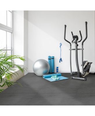 20 Tiles 80 Sq ft Wood Grain Interlocking Floor Foam Tile Mats - for Home, Playroom, Basement, Trade Show