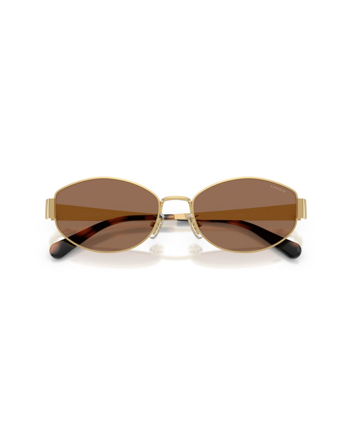 Женские солнцезащитные очки COACH Sunglasses, CDP44 HC7192D, цвет: Блестящий золотой — фото 5