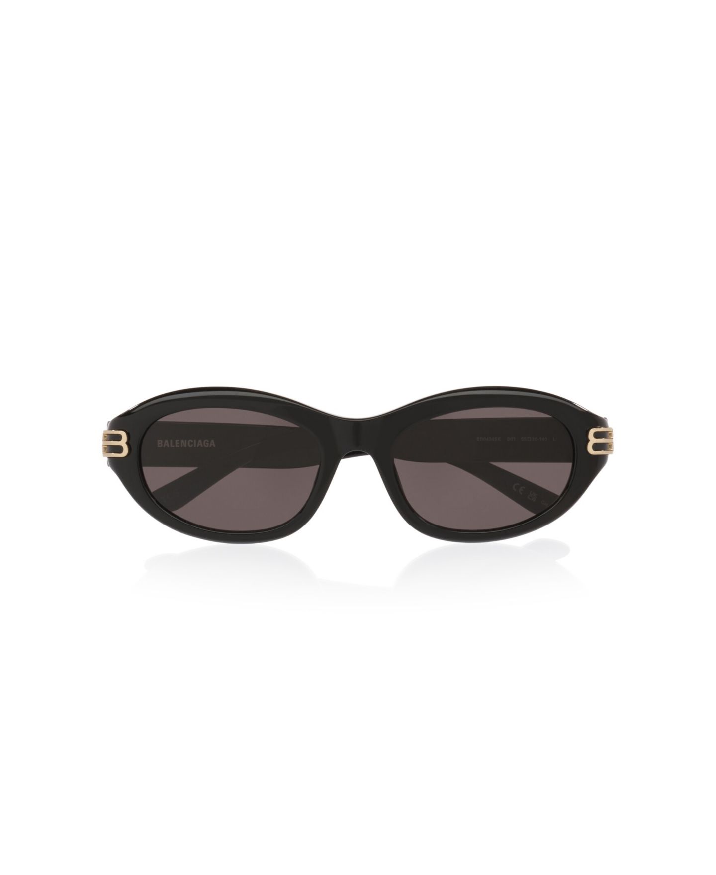 Женские солнцезащитные очки Balenciaga Round, BB0434SK 6E000454, цвет: Чёрный — фото 5