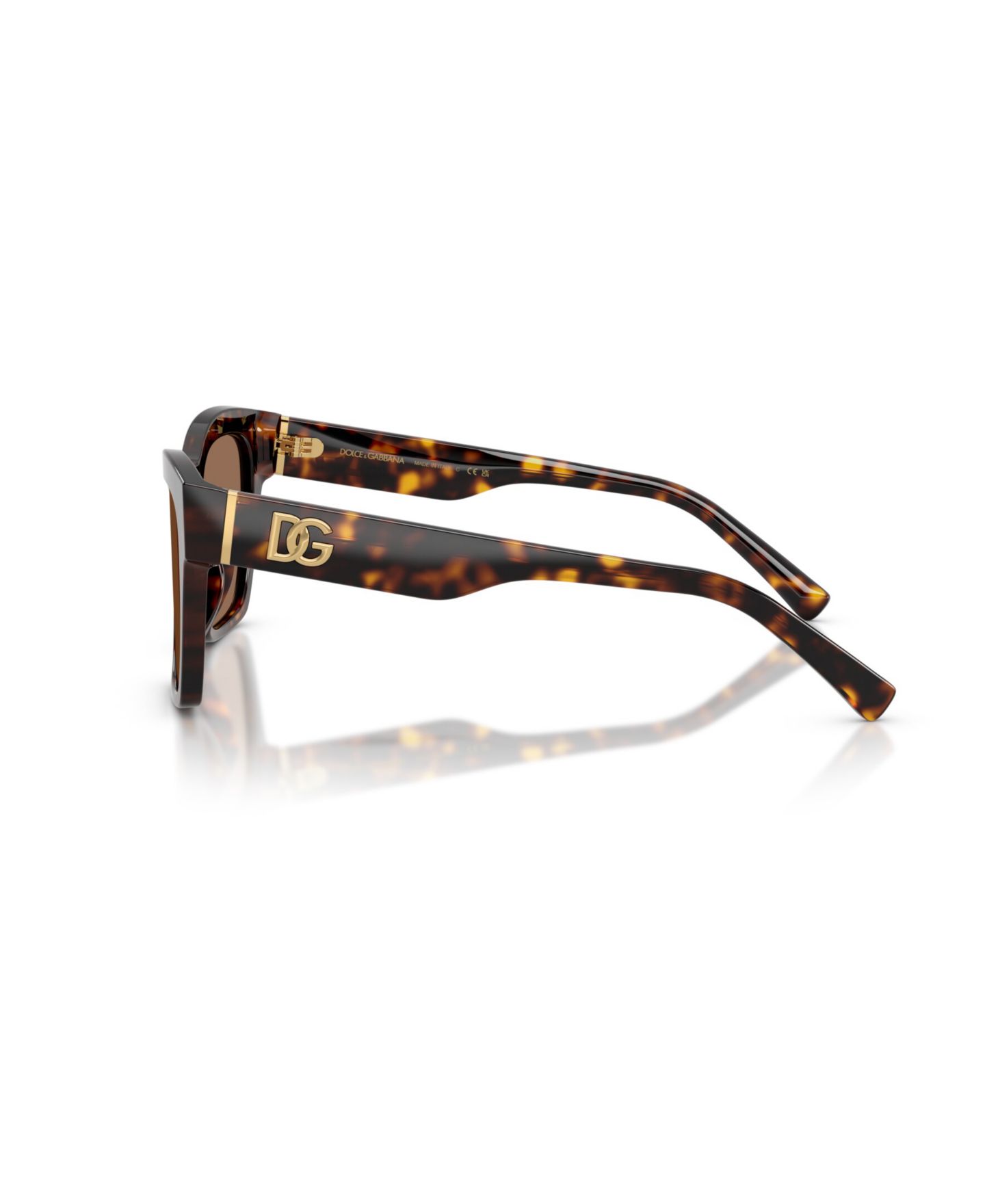 Женские солнцезащитные очки Dolce&Gabbana Square Sunglasses, DG4512, цвет: Чёрный, вариант 1 — фото 7