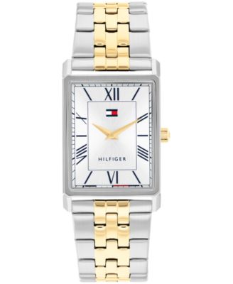 Men's Quartz Two Tone Stainless Steel Bracelet Watch, 25.5 mm