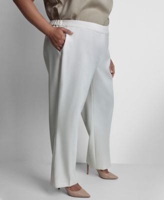 Plus Size Mid-Rise Ankle Pant