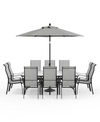 Oasis 11-pc Outdoor Dining Set
