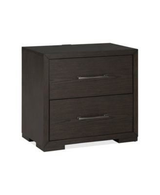 Ryder 26" Oak Veneer USB Charging Nightstand