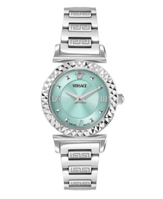 Women's Mini Vanity Silver Stainless Steel Bracelet Watch, 27mm