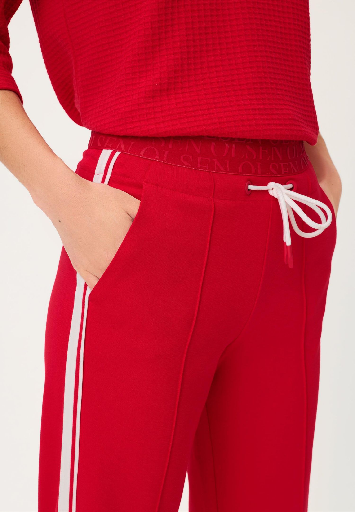 Women's Side Stripe Jersey Drawstring Pant
