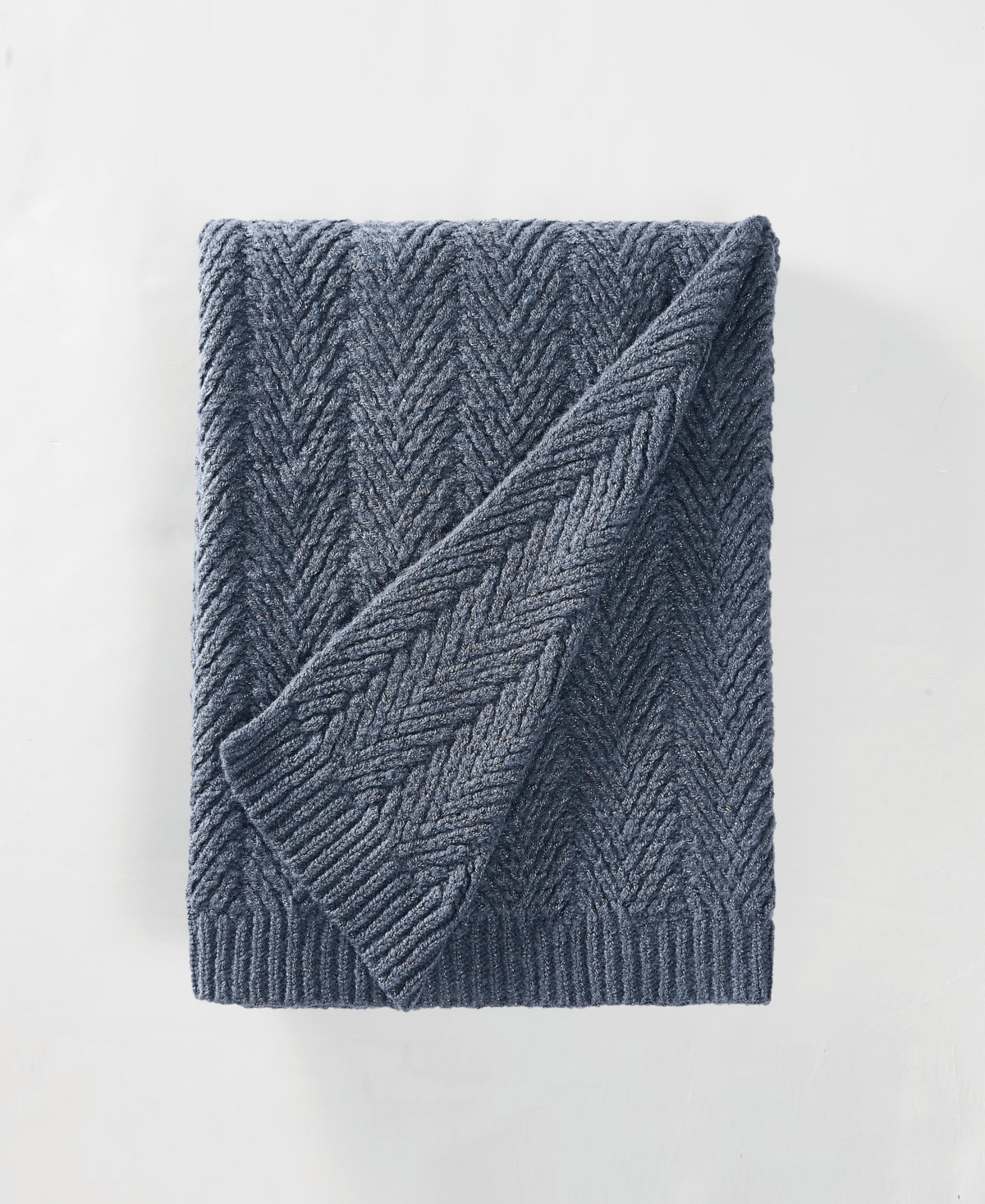 Frye Chevron Faux Mohair Throw, 50" x 70"