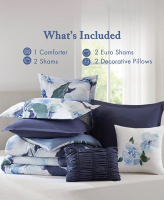 Shanti Breathable Textured All-Season 7-Pc. Comforter Set, King