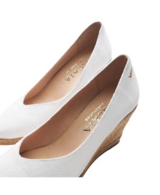 Roses Limited Edition Canvas V Cut Espadrille Wedges