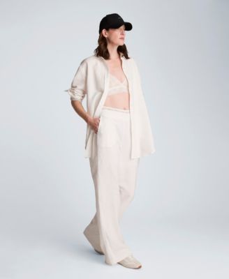 Women's Long-Sleeve Button-Front Top