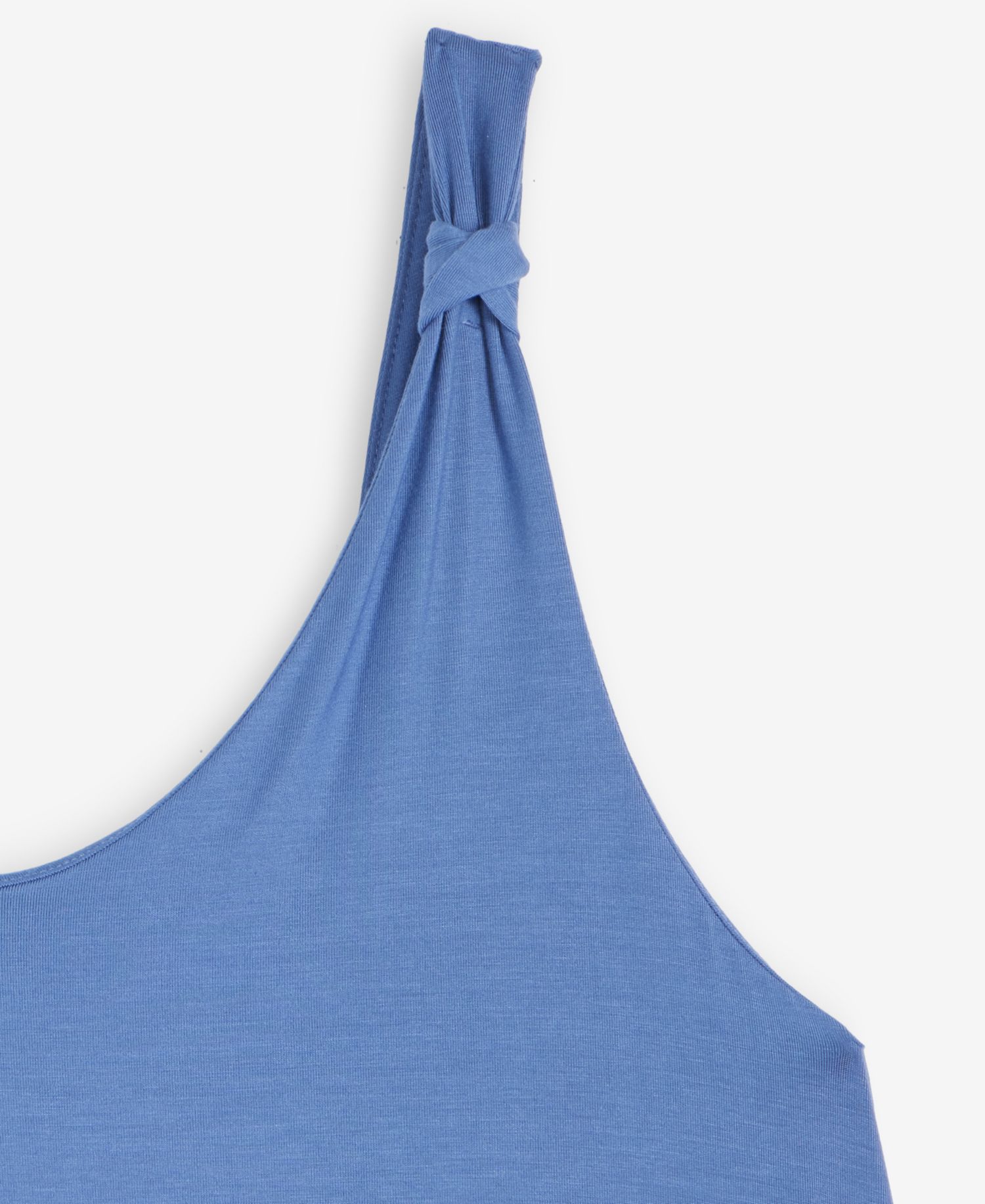 Women's Knotted Knit Tank Romper