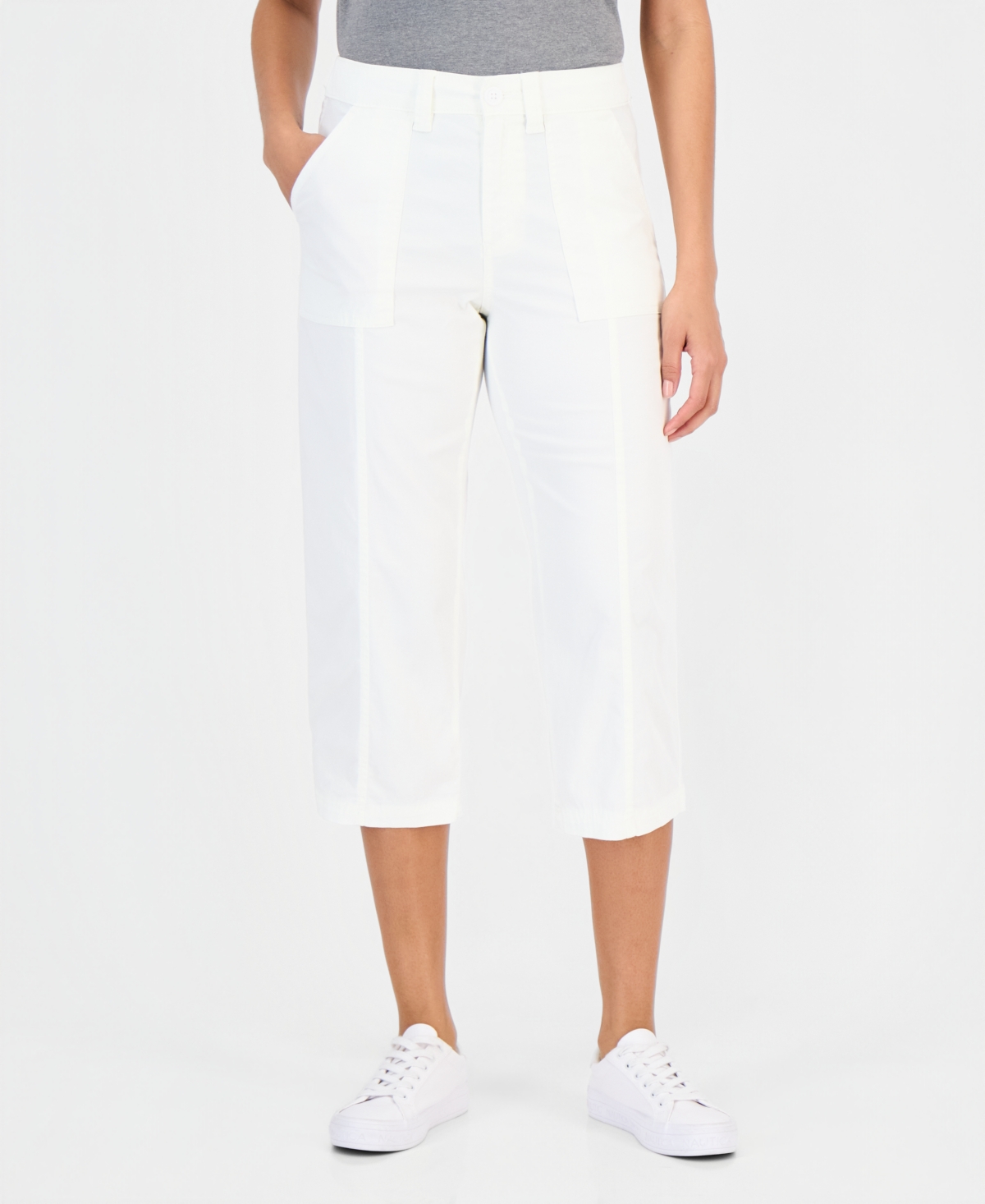 Style & Co Women's Seamed Utility Capri Pants, Macy's Exclusive