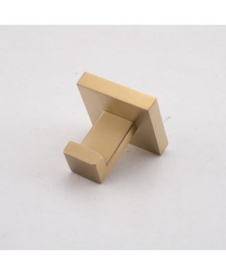 8 - Piece Bathroom Hardware Set, Stainless Steel Bath Towel Holder, Square Wall Mounted Towel Rack, Brushed Gold Towel Bar for Bathroom