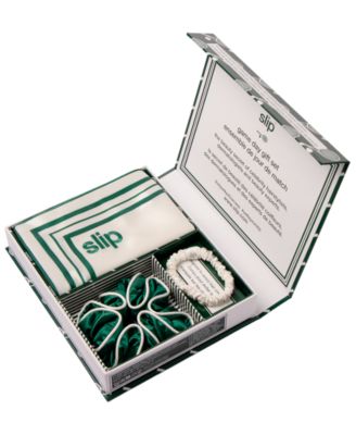 3-Pc. Pure Silk Queen Pillowcase and Scrunchies Gift Set