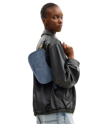 Waverly Small Suede Shoulder Bag