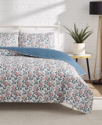 Vintage Charm Reversible 3-Pc. Quilt Sets, Full/Queen