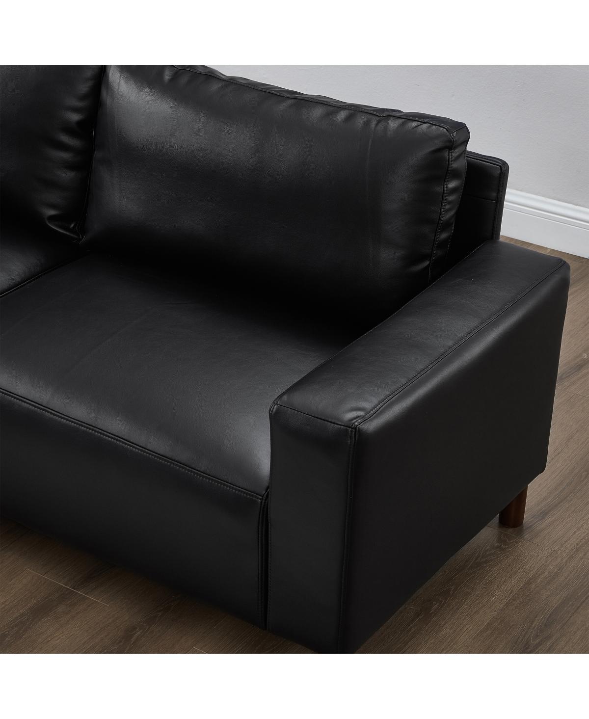 Streamdale Furniture Modern Luxury 5-Piece Modular Sectional Sofa with Ottoman