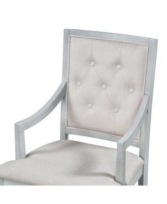 Retro Extendable Round Dining Set with 4 Chairs