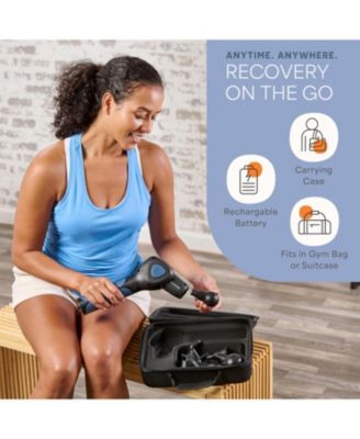 Handheld Percussion Massage Gun – Deep Tissue Muscle Massager for Athletes, Men & Women – Quiet, Portable with 10 Attachment Heads