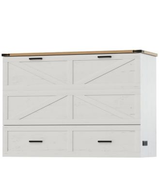 Murphy Bed with Charging Station & Storage Drawer