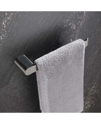 5- Piece Bathroom Accessories Set, Stainless Steel Bathroom Hardware Set, Bath Towel Bar, Towel Hooks and Towel Racks (Gunmetal)