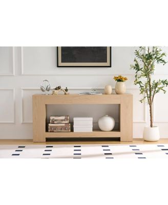  Rustic Rectangular Wooden Coffee/Entryway Table