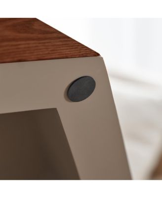 Retro Polygon Flip Top Coffee Table