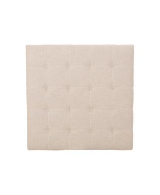 Upholstered Tufted Fabric Storage Ottoman